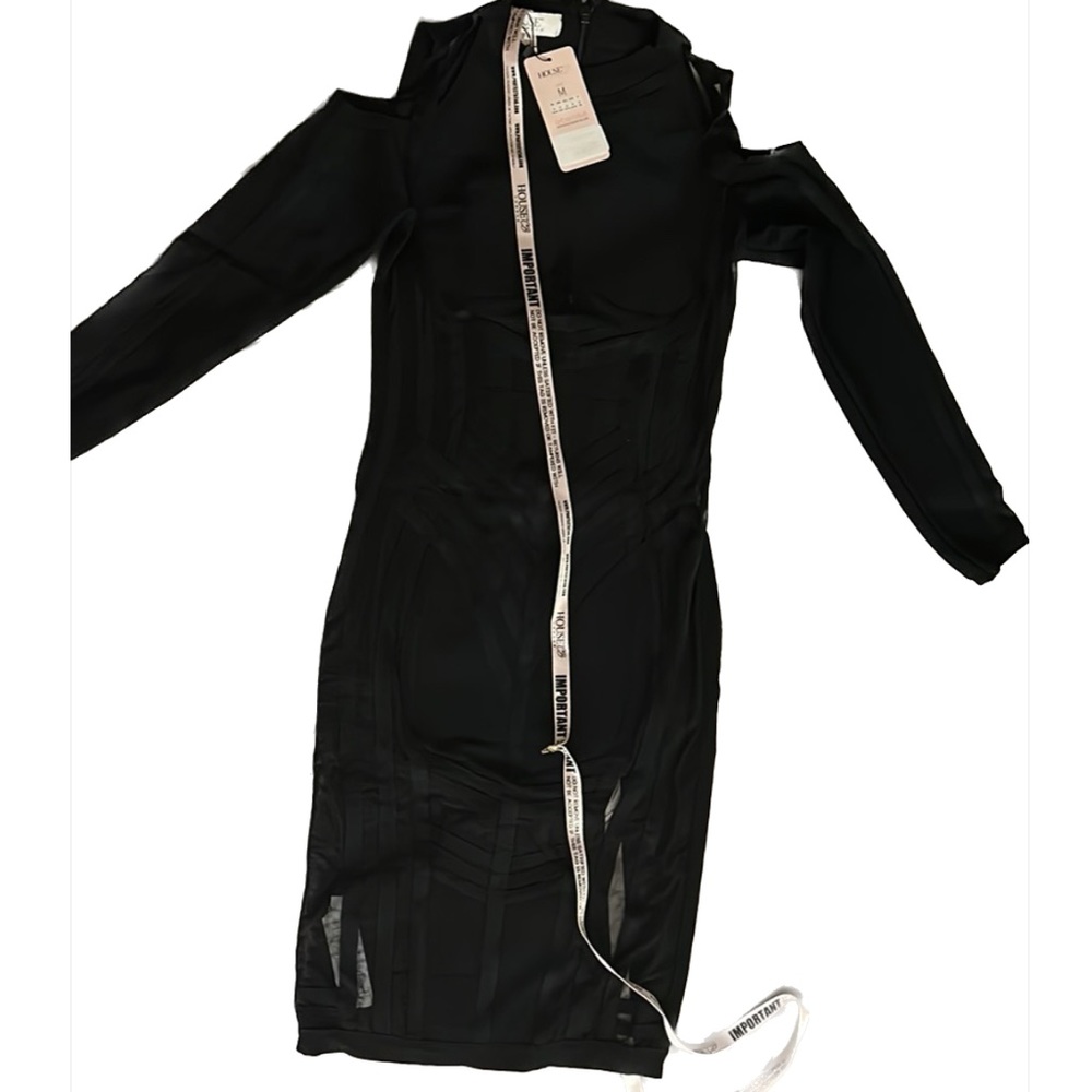 House of CB London Black Madrina Dress